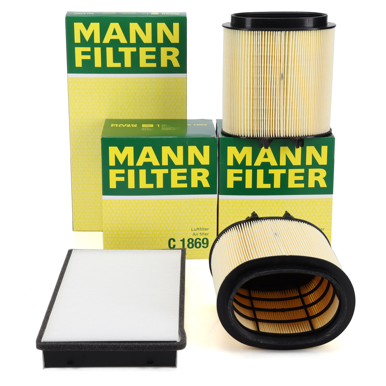 MANN Innenraumfilter + Luftfilter PORSCHE 997 3.6/3.8 Carrera / S / GTS 345/385/408 PS