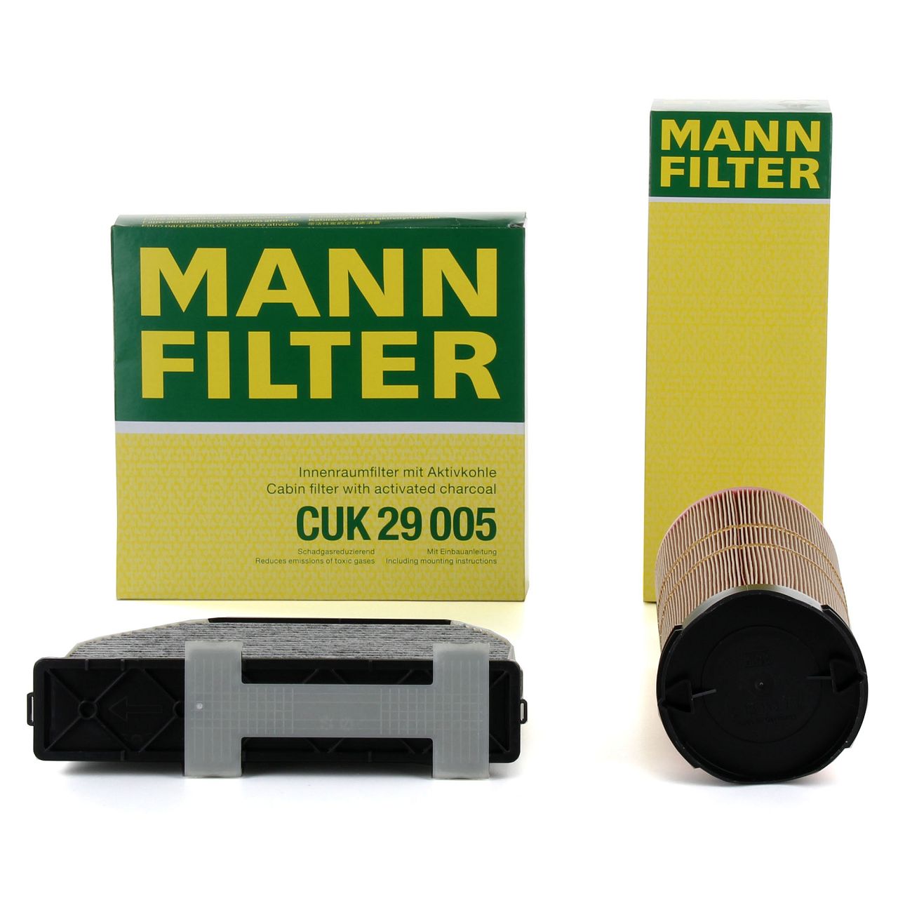 MANN Filterset Innenraum + Luftfilter MERCEDES W204 S204 C200/220CDI 136/170 PS OM646