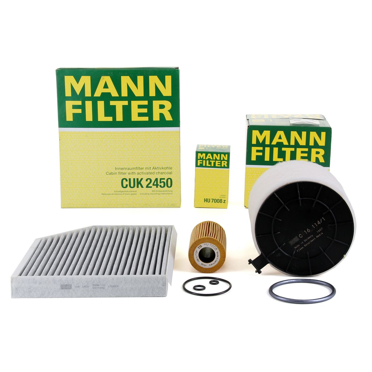 MANN Filterset 3-tlg AUDI A4 (8K B8) A5 (8T 8F) Q5 (8RB) 3.0 / SQ5 TDI 204-340 PS