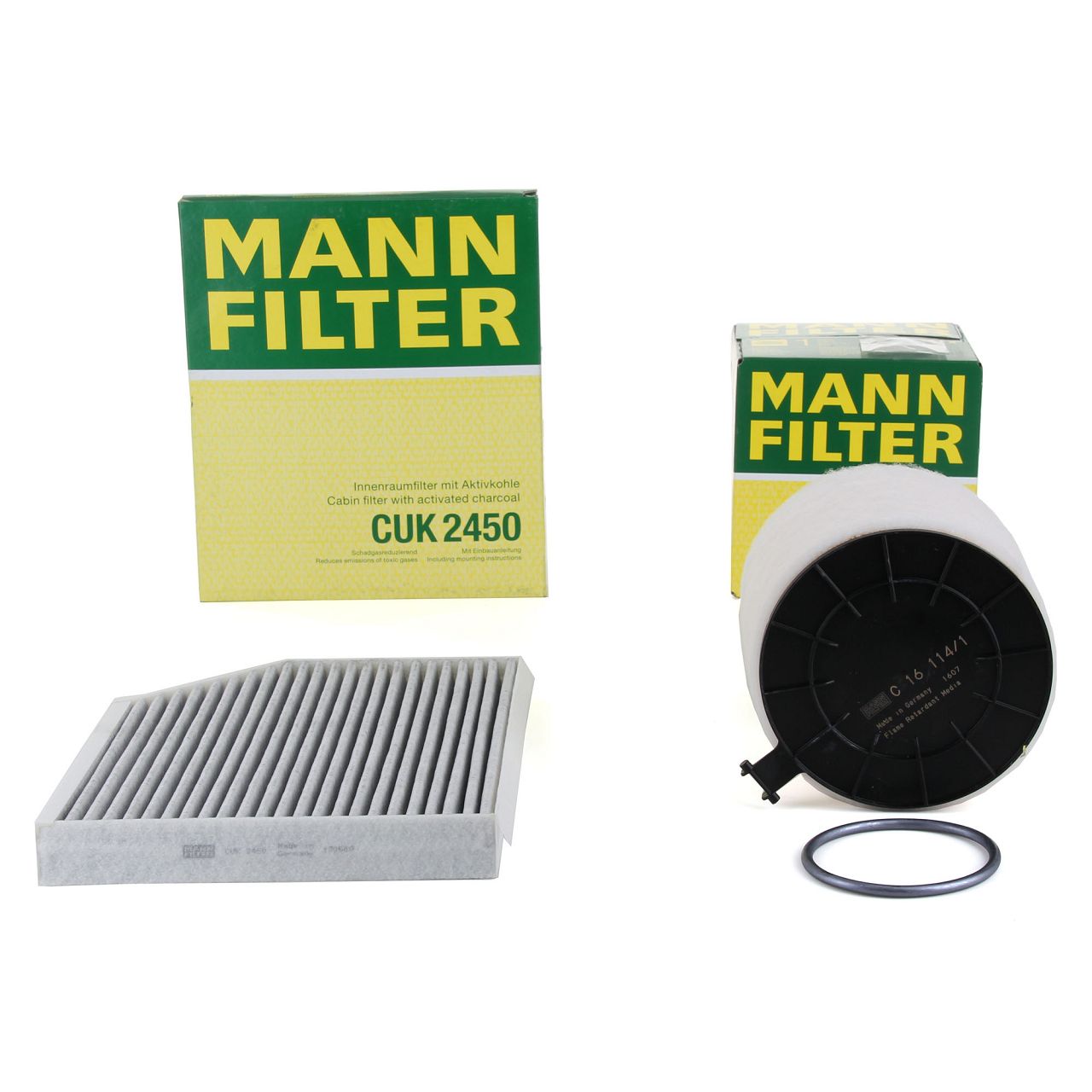 MANN Innenraum + Luftfilter AUDI A4 (B8) A5 (8T 8F) Q5 (8RB) 2.7/3.0/SQ5 V6 TDI