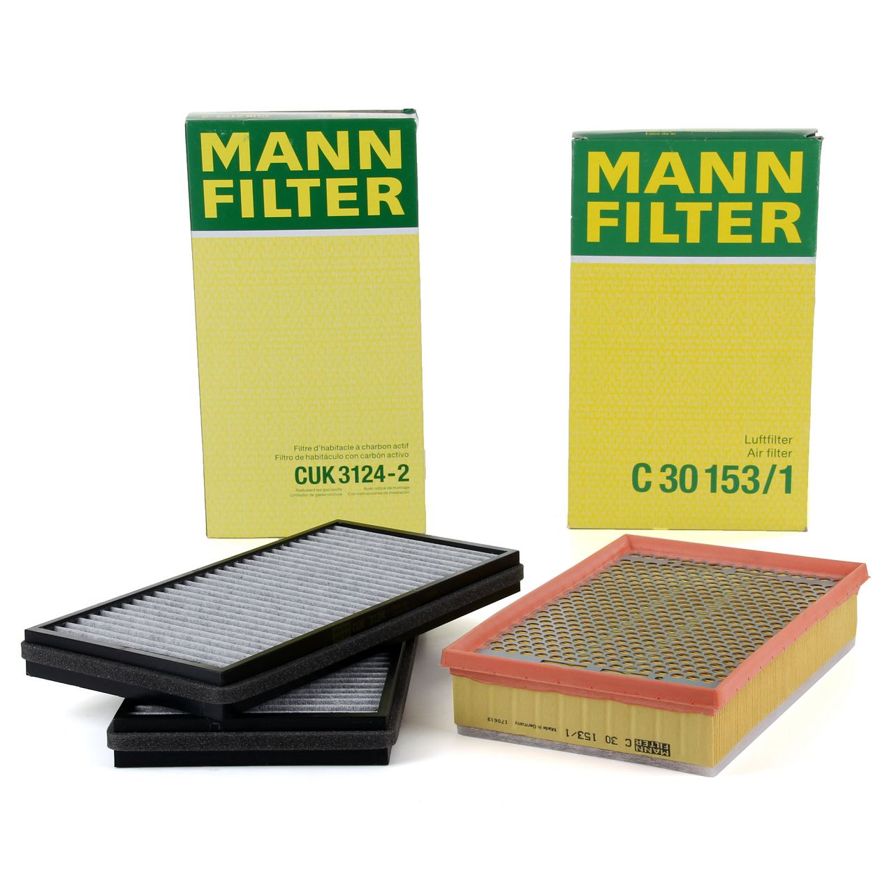 MANN Filter-Set BMW 7er E65 E66 E67 730i 730Li M54 N52 231/250/258 PS