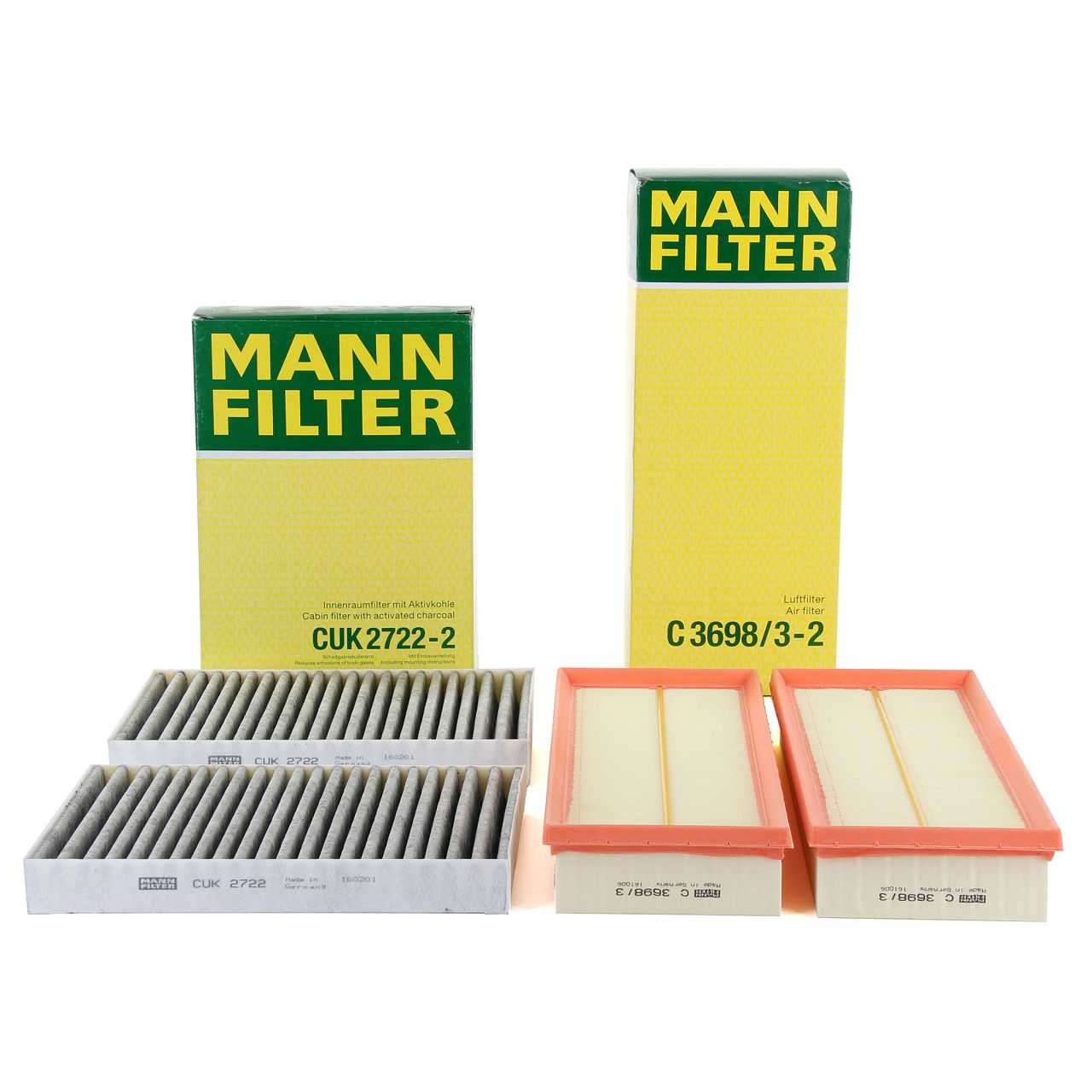 MANN Filter-Set MERCEDES S-Klasse W221 S280-500 C215 C216 CL500 M272 M273