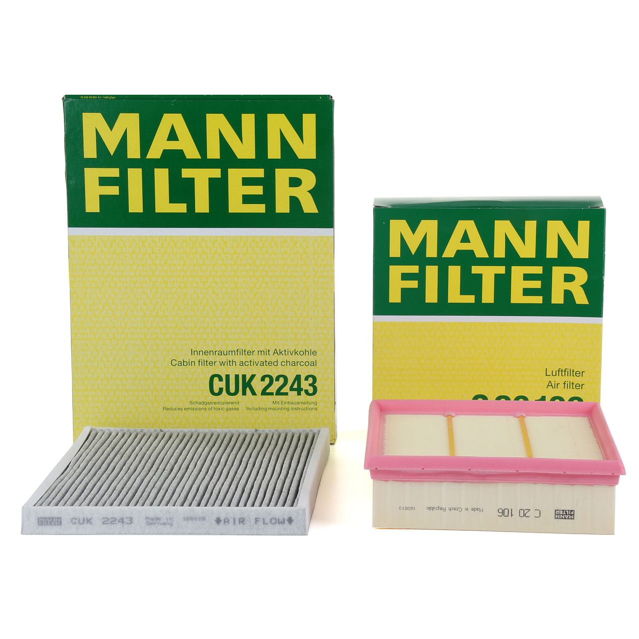 MANN Filter-Set OPEL Corsa D 1.0 1.2/LPG 1.4/LPG Corsa E 1.2 1.4/LPG 1.3 CDTI