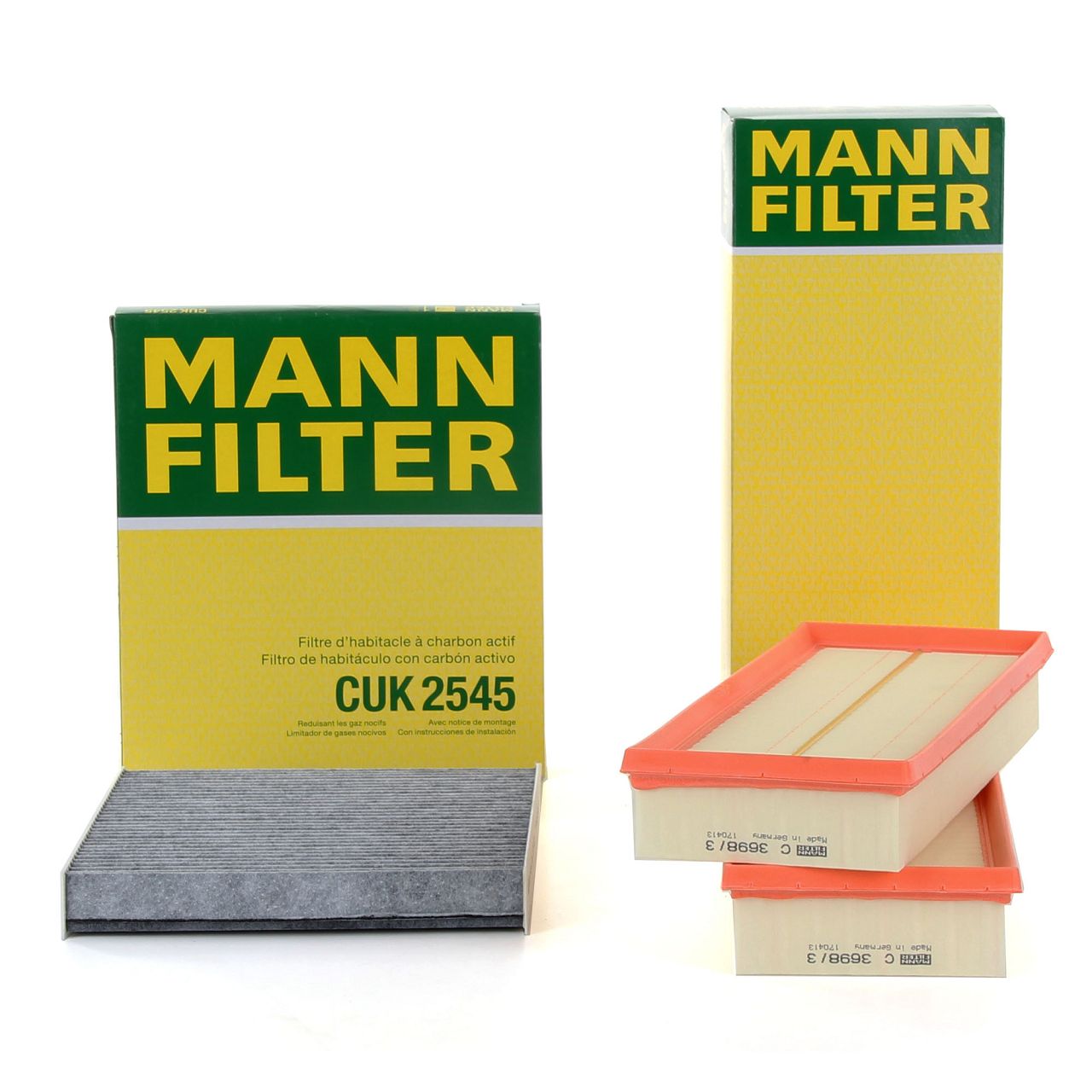 MANN Filterset Innenraum + Luftfilter MERCEDES G-Klasse W463 G320/500/55AMG M112 M113 M273