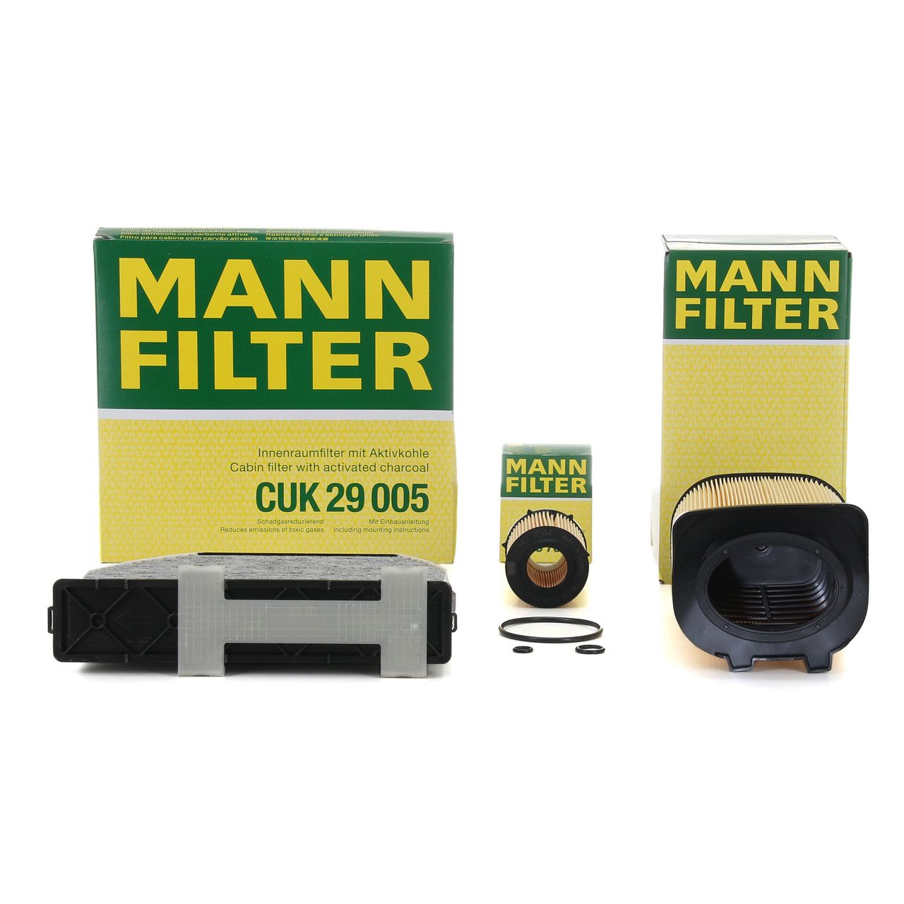 MANN Filter-Set MERCEDES W204 C180 W212 S212 C/A207 E200/250 X204 200 250 M274