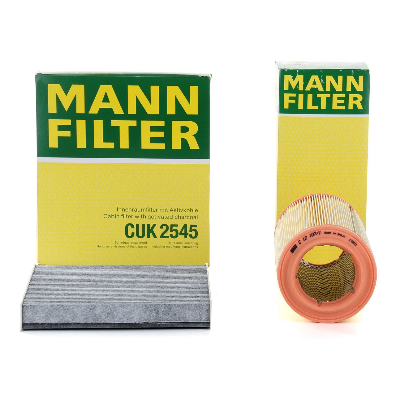 MANN Filterset Innenraum + Luftfilter AUDI A2 (8Z0) 1.4 1.6 FSI 1.2 TDI 1.4 TDI