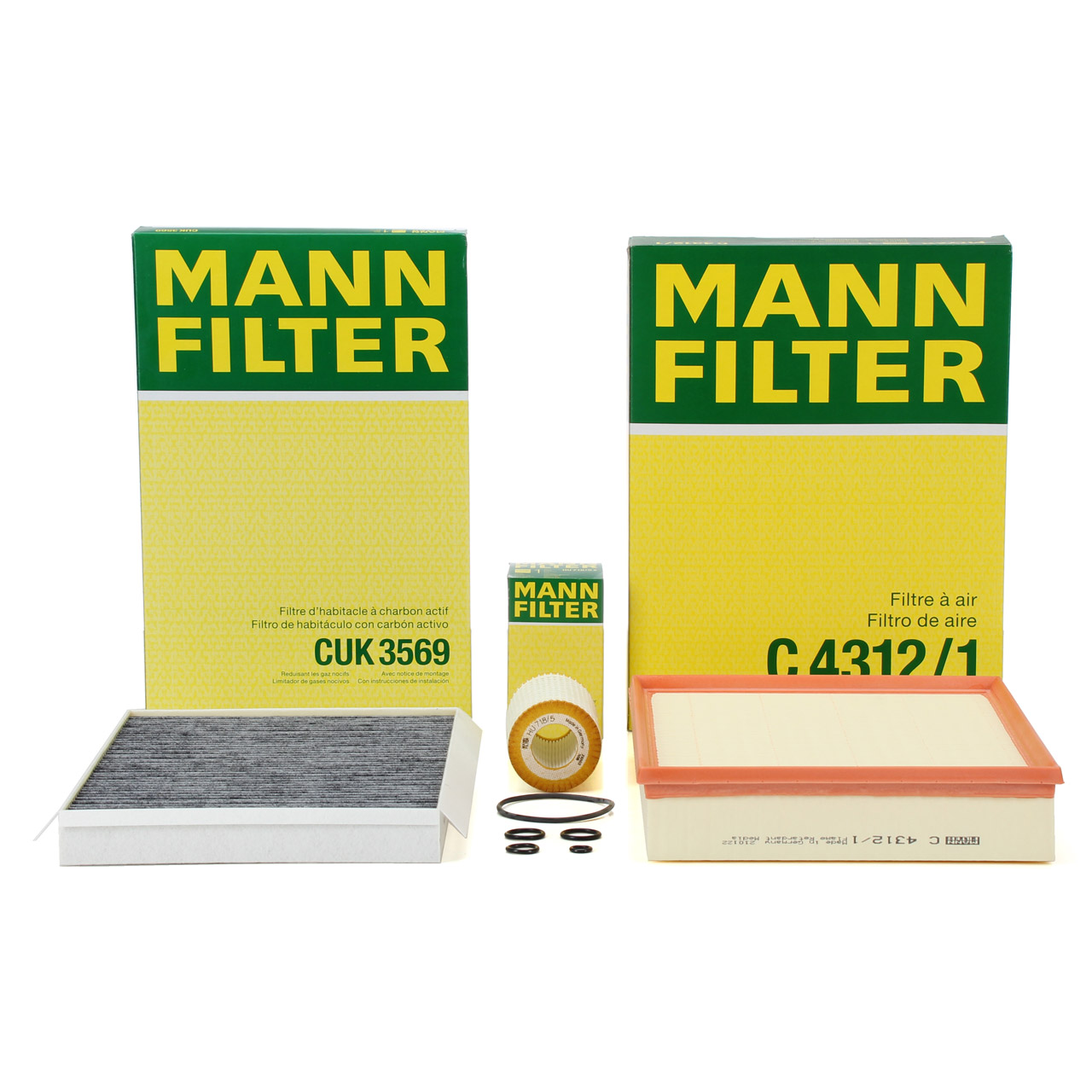 MANN Filterset Filterpaket 3-tlg MERCEDES Sprinter (906) 224 324 424 524 258 PS M272
