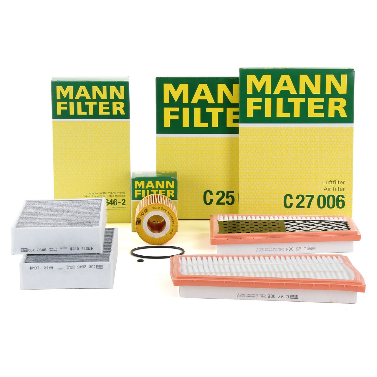 MANN Filter-Set 3-tlg MERCEDES GL X164 M- W164 R- W251 V251 280-350CDI OM642
