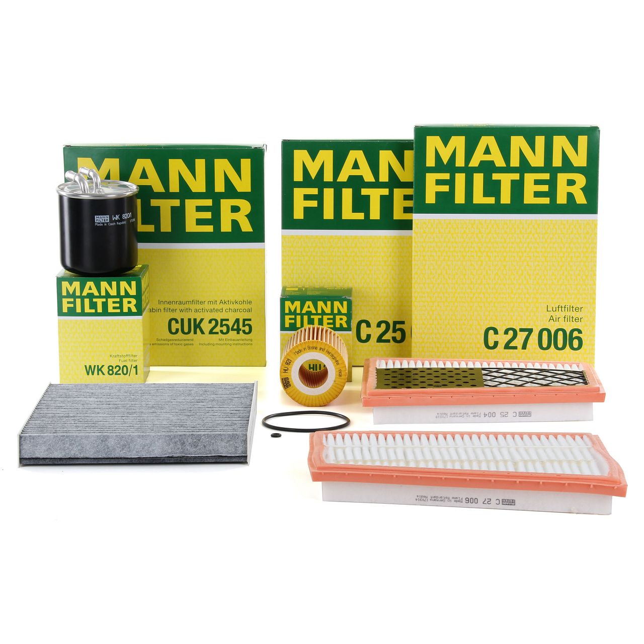 MANN Filterset 4-tlg MERCEDES-BENZ G-Klasse W463 G320/350CDI 224 PS OM642