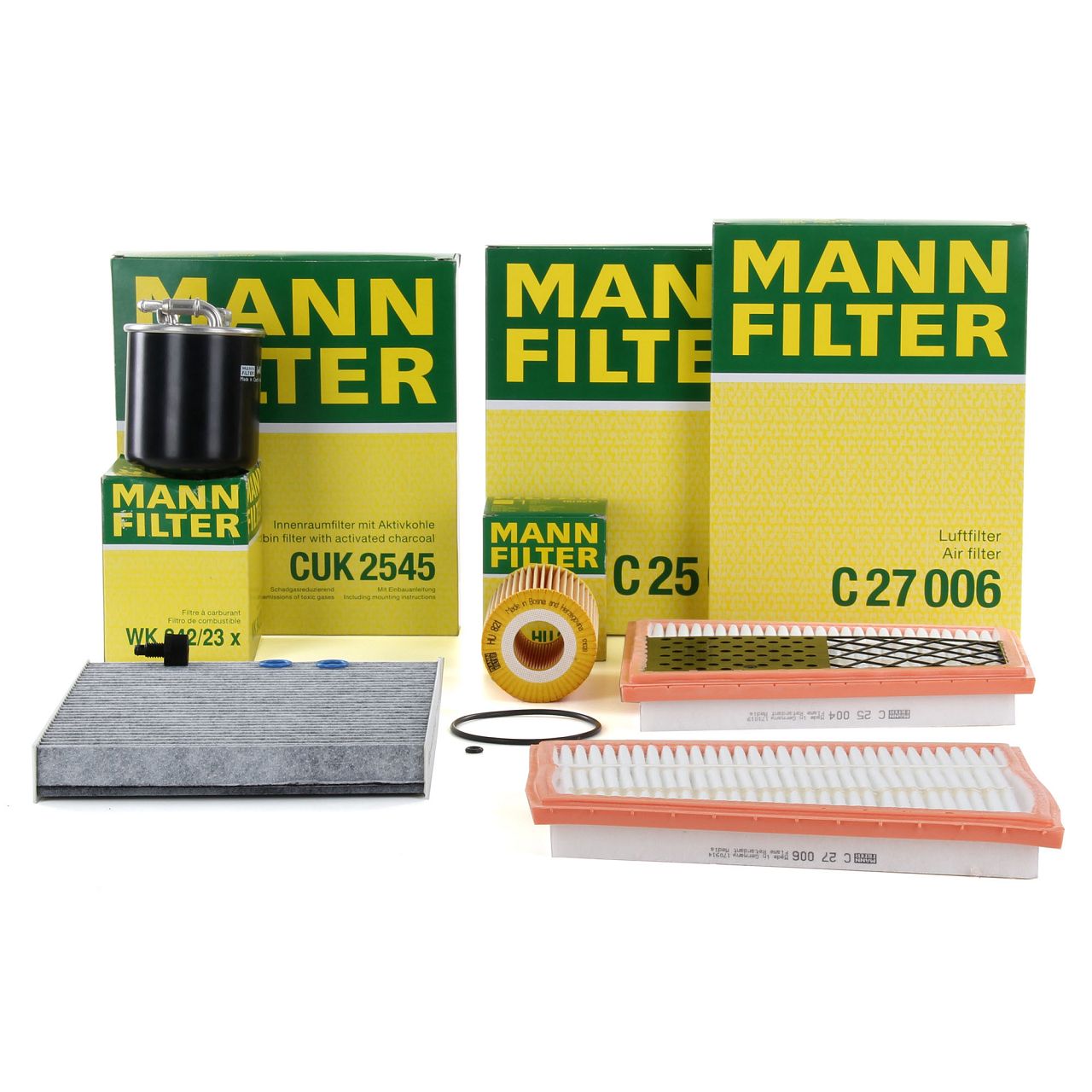 MANN Filterset 4-tlg MERCEDES-BENZ G-Klasse W463 G320/350CDI 224 PS OM642