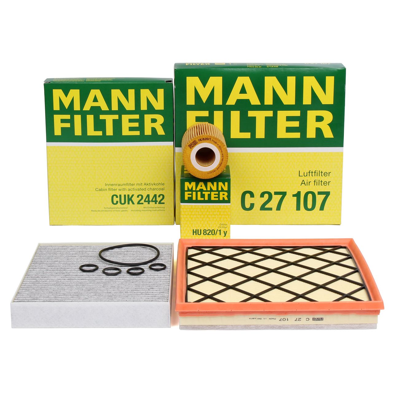 MANN Filterset 3-tlg OPEL Astra J CHEVROLET Cruze 1.7 D/TD/CDTI 101-131 PS