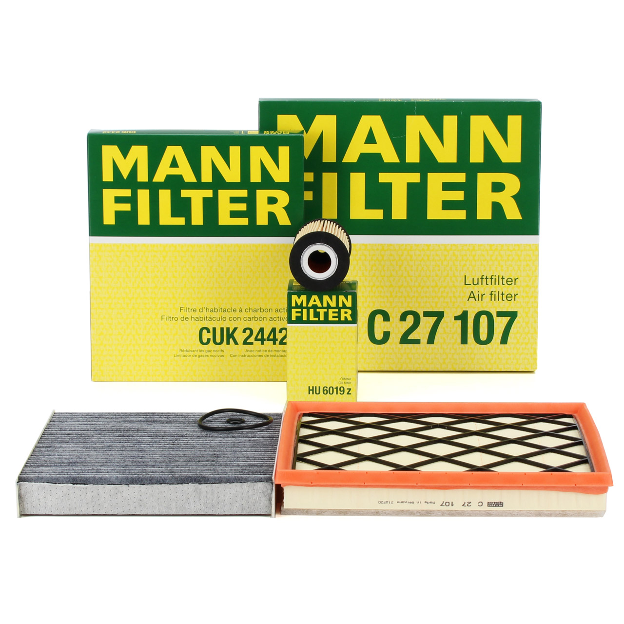 MANN Filterset Filterpaket 3-tlg OPEL Astra J Zafira Tourer C 1.6 CDTI 110-136 PS