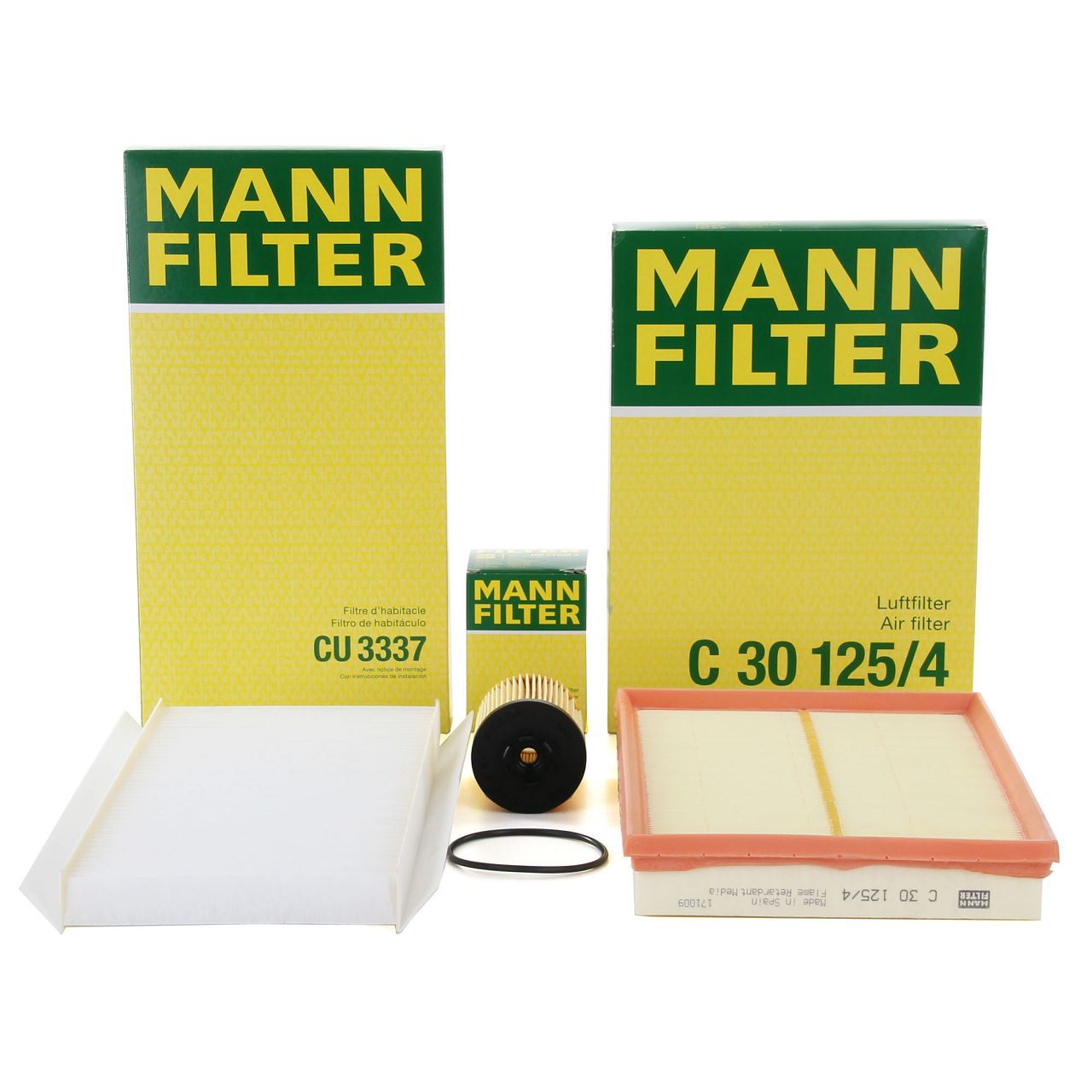 MANN Filterset 3-tlg OPEL Corsa C Combo Tigra B 1.0 1.2 1.4 bis Motor-Nr. 19MA9234