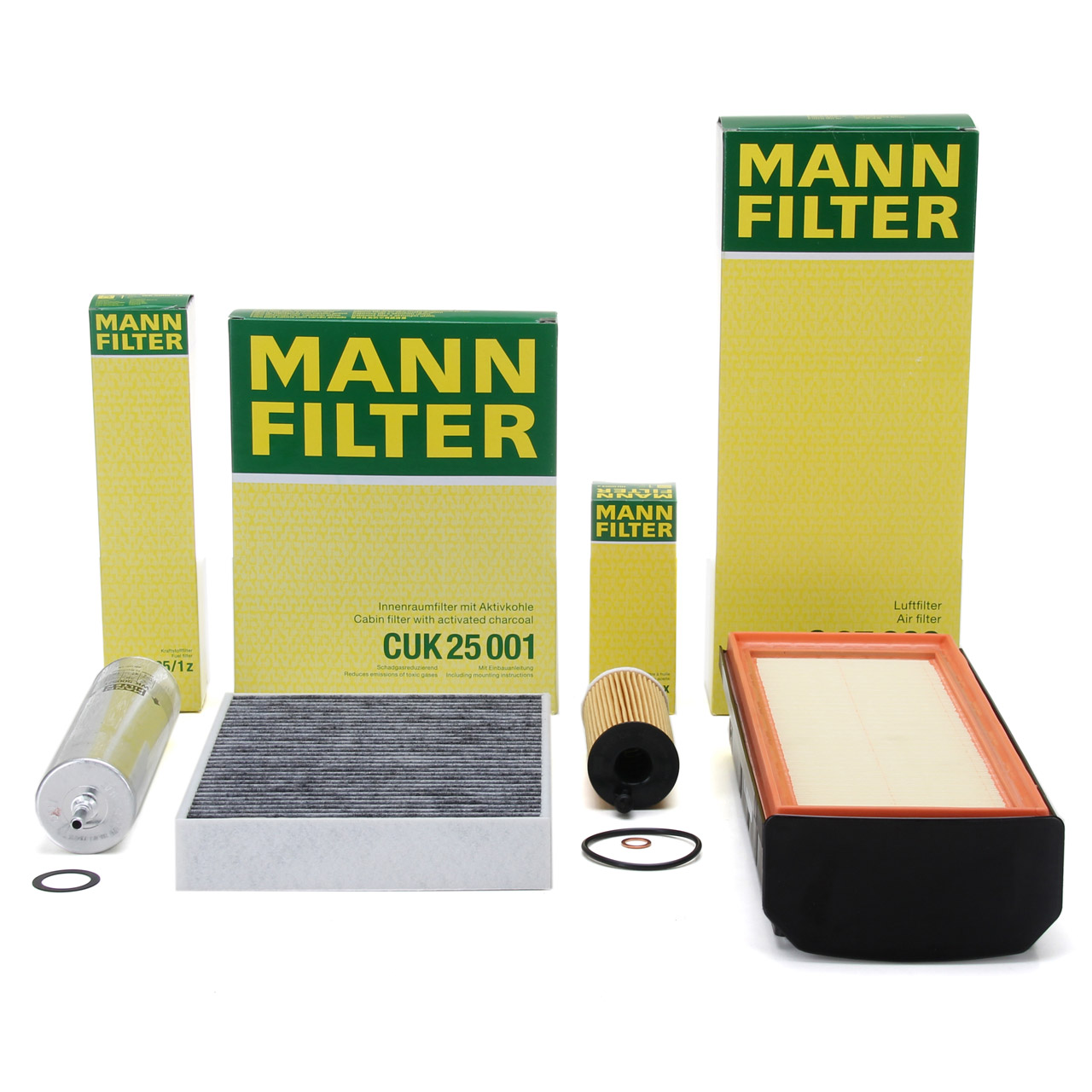MANN Filter-Set 4-tlg BMW 3er F30 F31 F34 330d 335d 4er F32 F33 F36 430d 435d N57