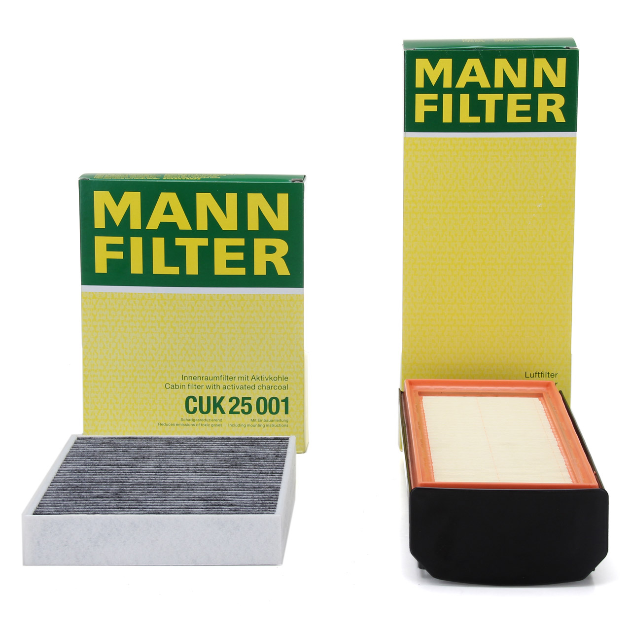 MANN Filterset Innenraum + Luftfilter BMW 3er F30-34 330d 335d 4er F32-36 430d 435d N57