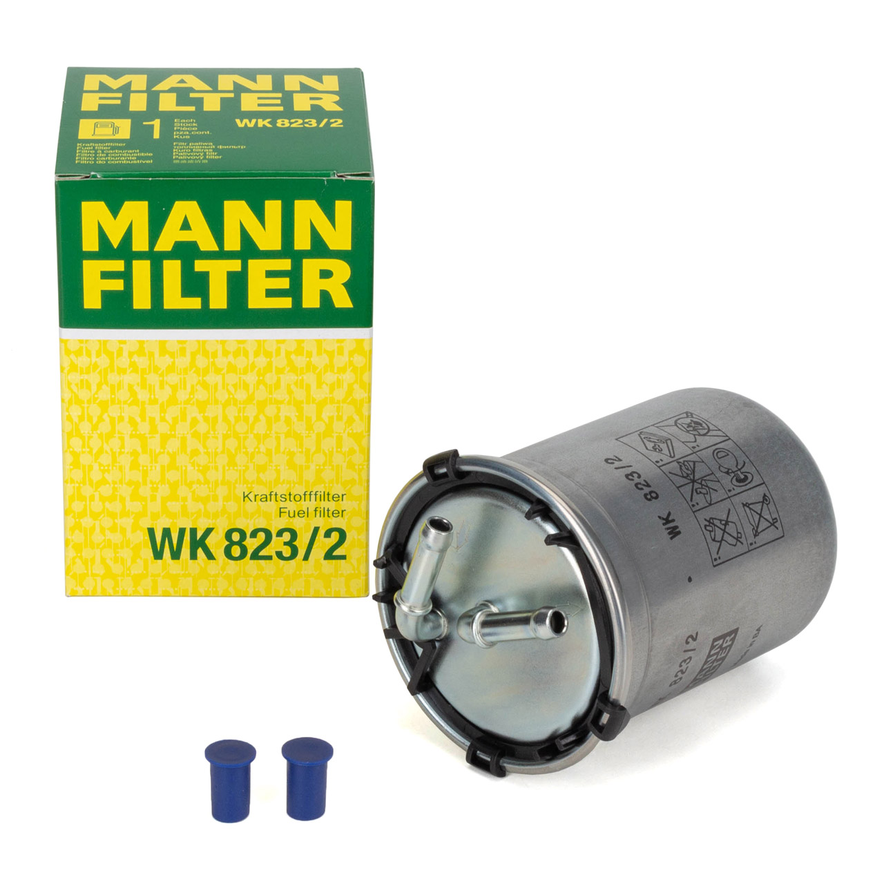 MANN WK823/2 Kraftstofffilter Dieselfilter VW POLO 4 AUDI A1 8X SEAT IBIZA 4 SKODA Fabia 1