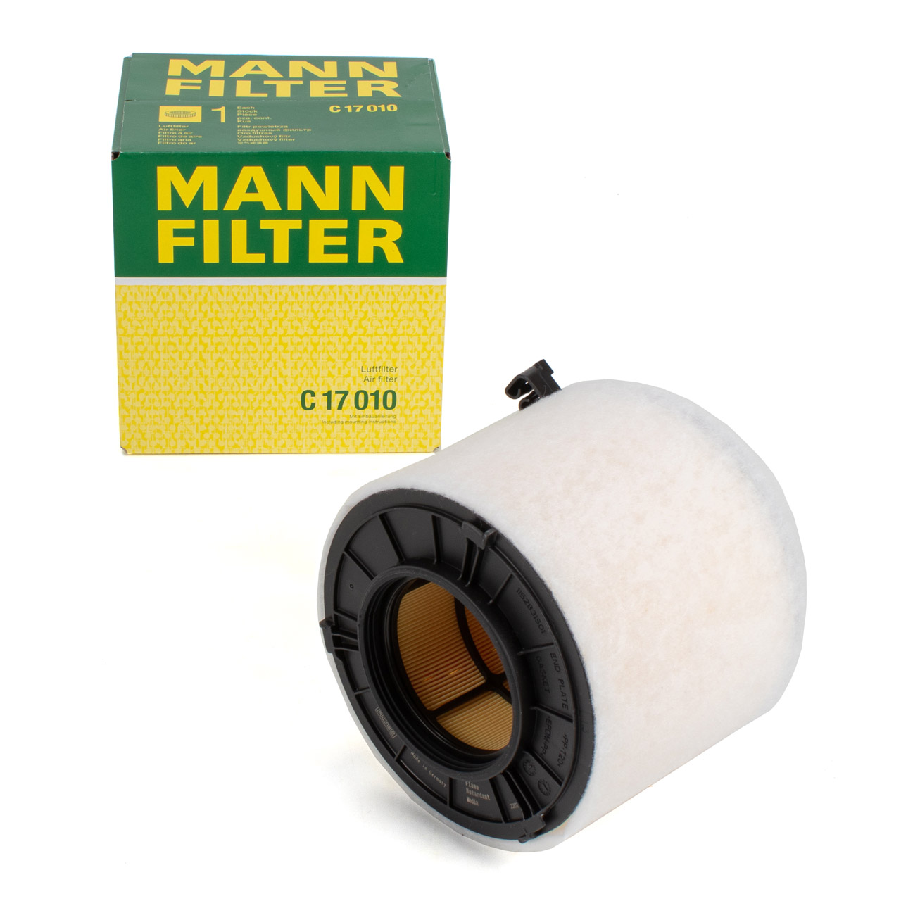 MANN C17010 Luftfilter Motorluftfilter f&uuml;r AUDI A4 B9 A5 F5 Q5 FY 8W0133843