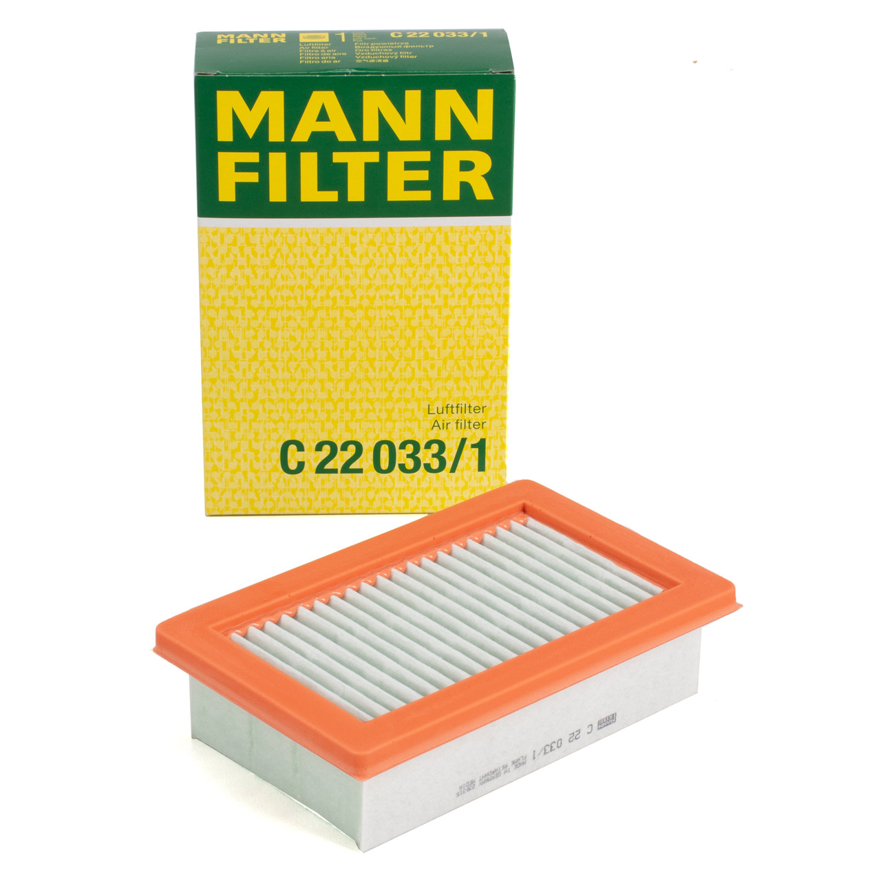 MANN C22033/1 Luftfilter Filtereinsatz SMART Fortwo Coupe Carbio 453 M281 RENAULT Twingo 3