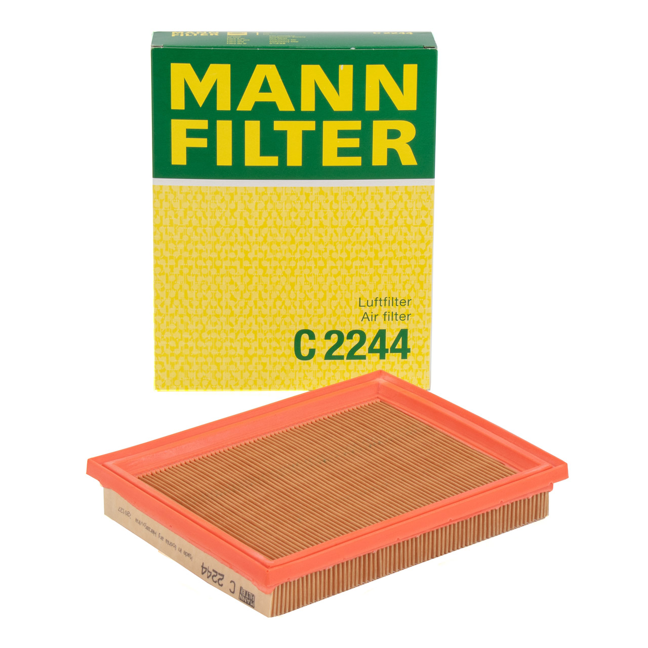 MANN C2244 Luftfilter Motorluftfilter FORD Fiesta 5 MK5 Fusion 1.25-1.6 MAZDA 2 DY 1.4 1.6