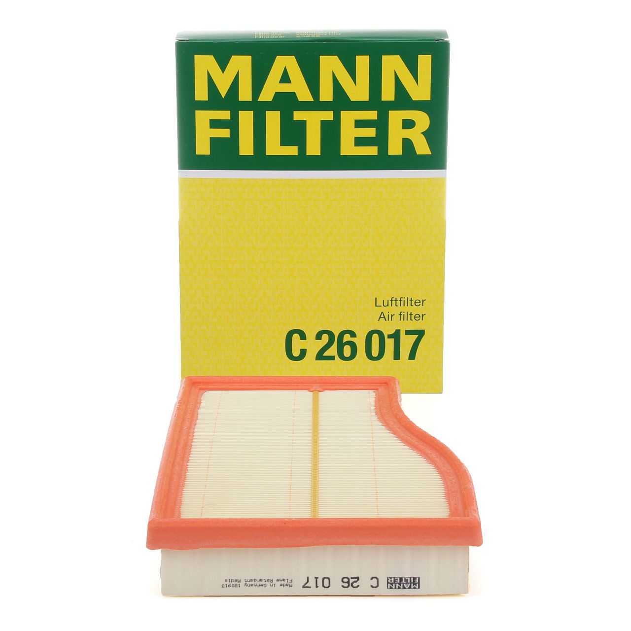 MANN C26017 Luftfilter für MERCEDES-BENZ A-KLASSE W177 A160 A180 A200 109-163 PS