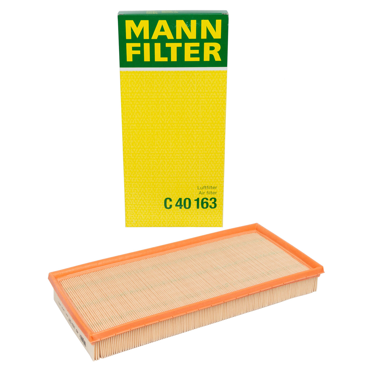 MANN C40163 Luftfilter f&uuml;r MERCEDES A-Klasse W169 A160-200 CDI B-Klasse OM640 6400940204