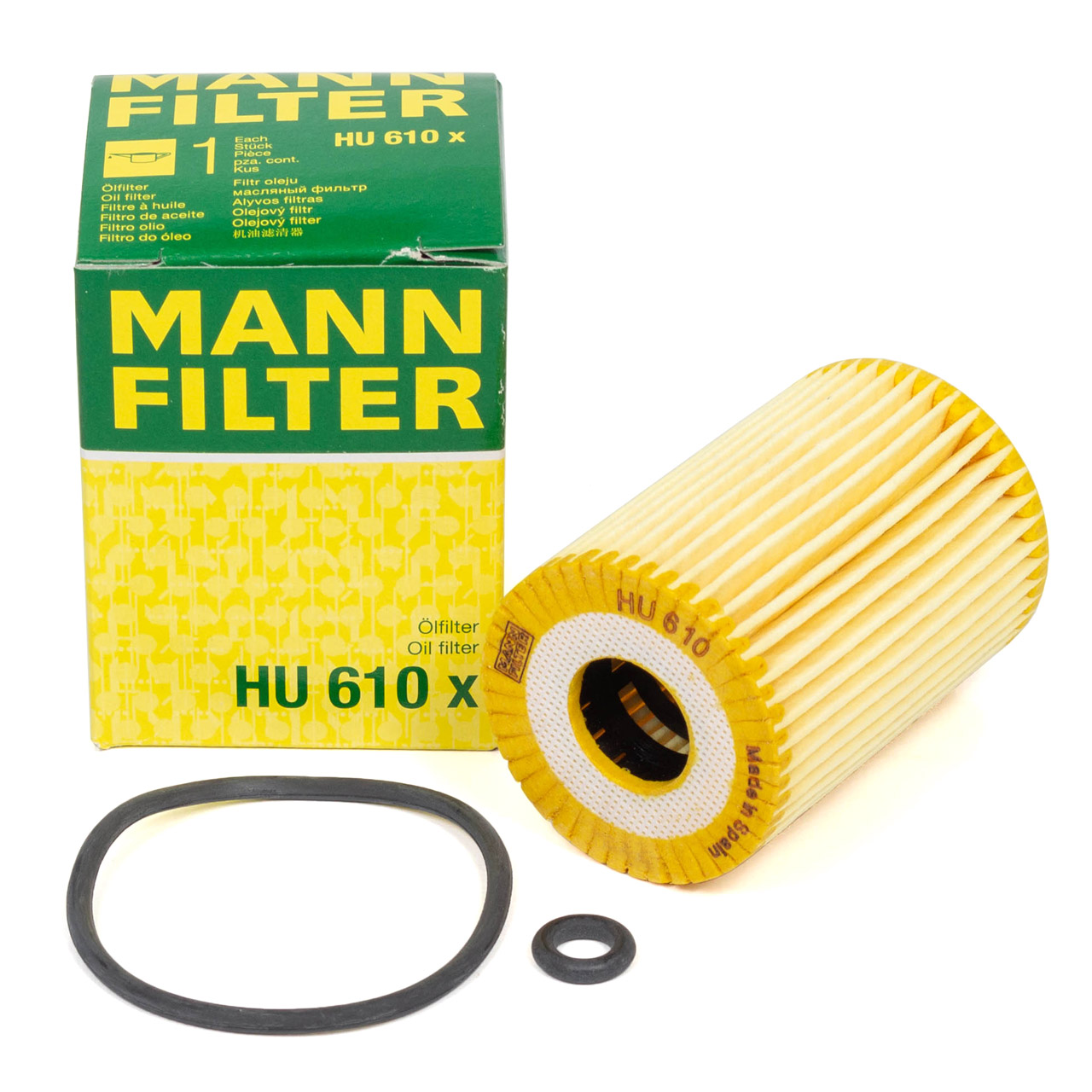 MANN HU610x &Ouml;lfilter f&uuml;r MERCEDES-BENZ A-Klasse W168 A140-A210 Vaneo 414 1.6 M166