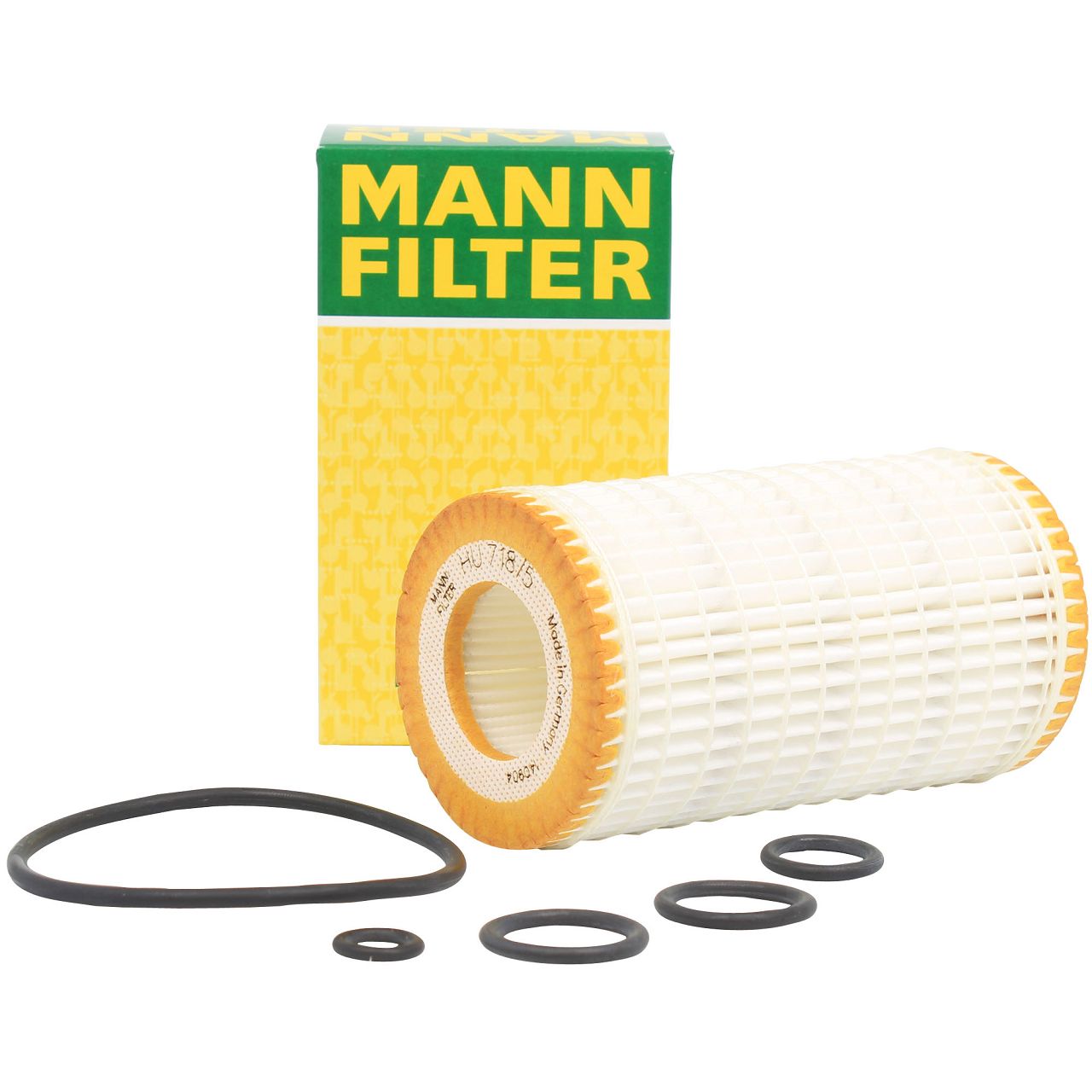 MANN HU718/5X Ölfilter Motorölfilter + Dichtung MERCEDES-BENZ W202 W203 W204 0001802609