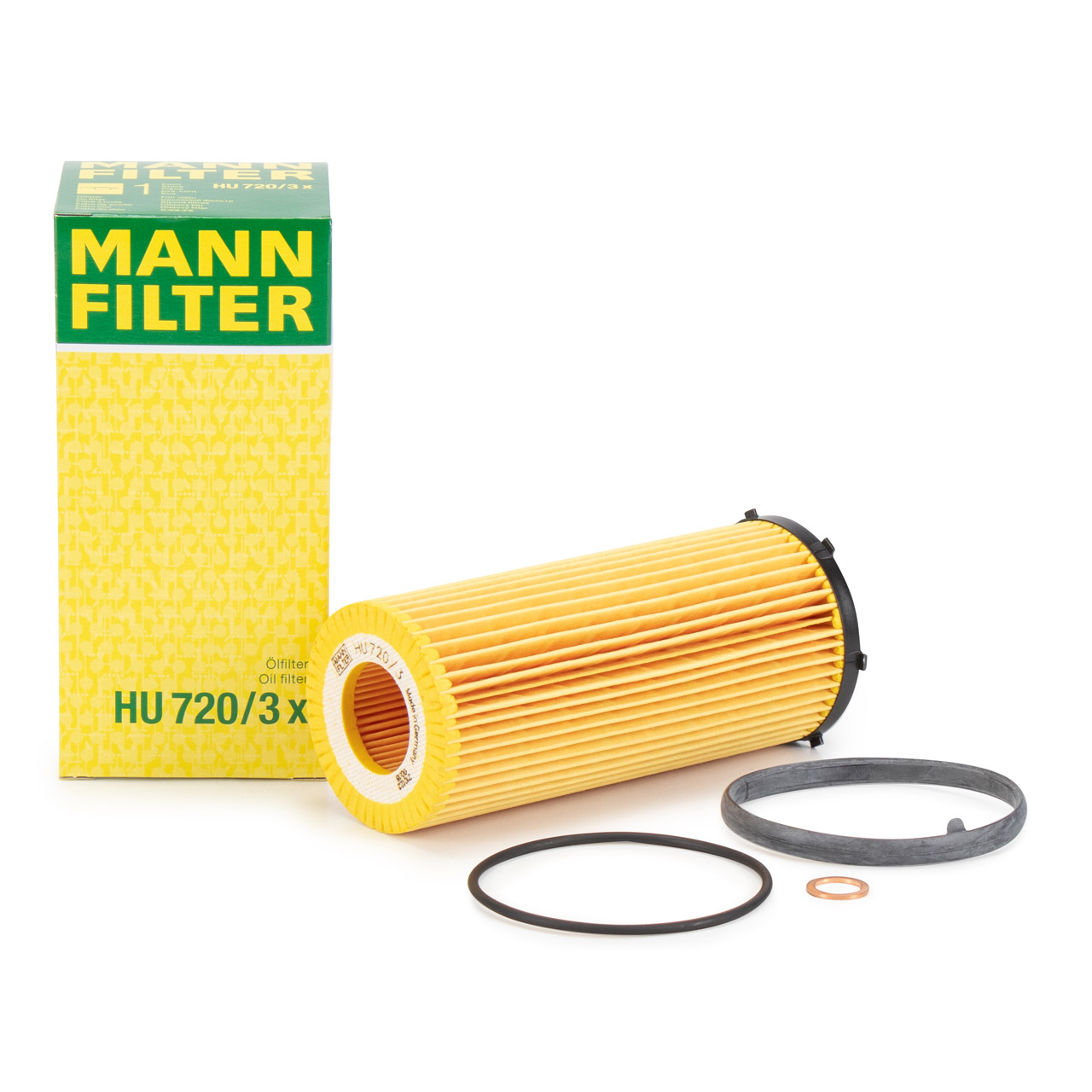 MANN HU720/3x Ölfilter für BMW 3er E90-93 5er F10 F11 F07 7er F01-04 X5 E70 X6 E71 E72 N57