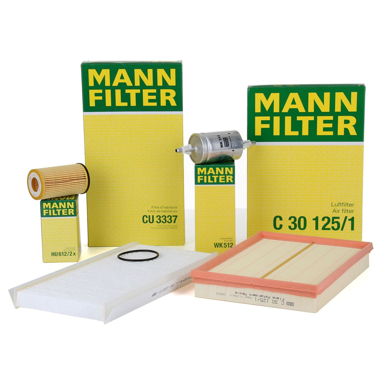 MANN Filterset 4-tlg OPEL Corsa C Combo Tigra B 1.0 1.2 1.4 ab Motor-Nr. 19MA9235