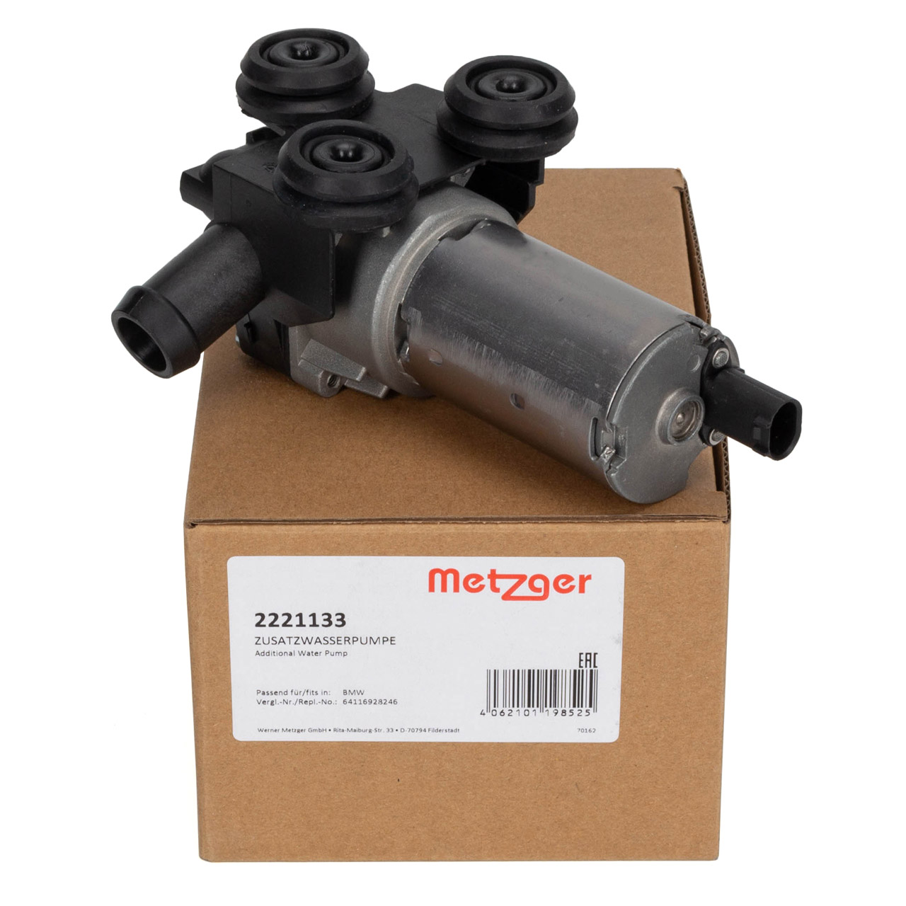 METZGER Zusatzwasserpumpe BMW 1er E81 E87 3er E90 E91 E92 E93 X1 E84 N46 N47 N57