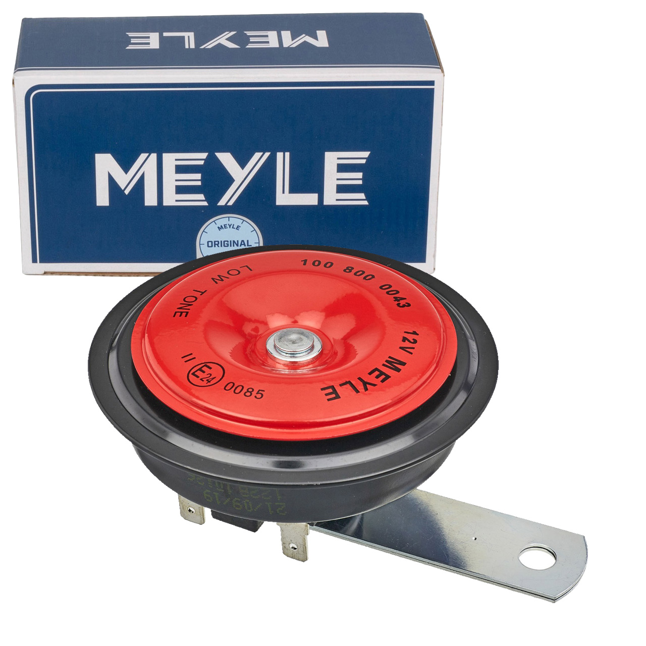 MEYLE Fanfare Hupe Signalhorn TIEFTON f&uuml;r VW Golf 3 AUDI BMW E21 SEAT OPEL Astra F FORD