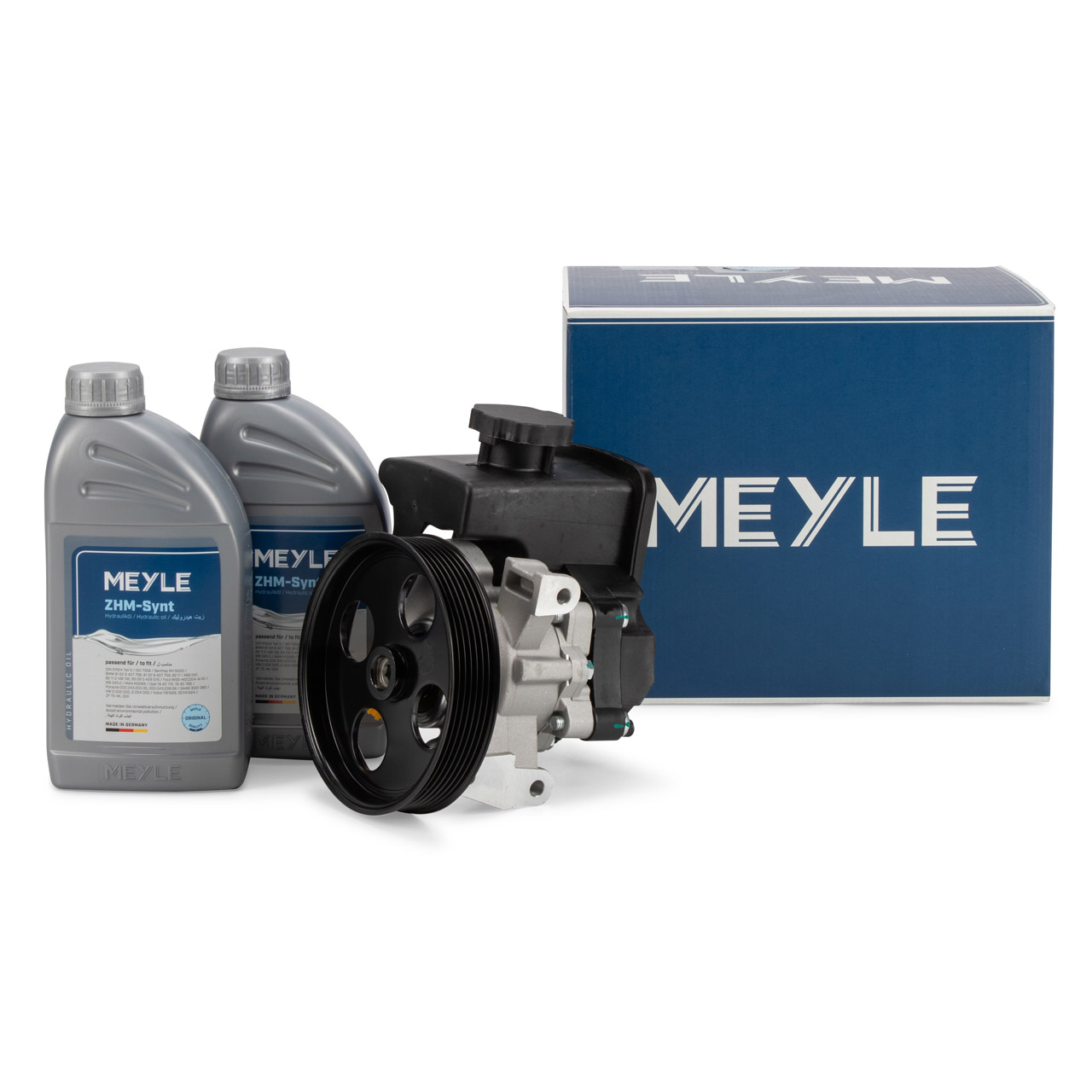 MEYLE Hydraulikpumpe + 2L Hydrauliköl MERCEDES-BENZ C-Klasse W203 E-Klasse W211 C209 M271