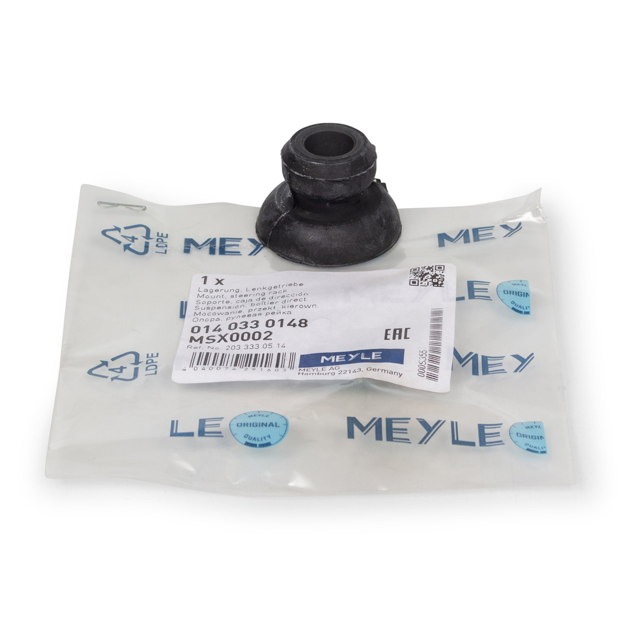 MEYLE 0140330148 Lagerung Lenkgetriebe MERCEDES W203 CL203 C209 R171 vorne 2033330514
