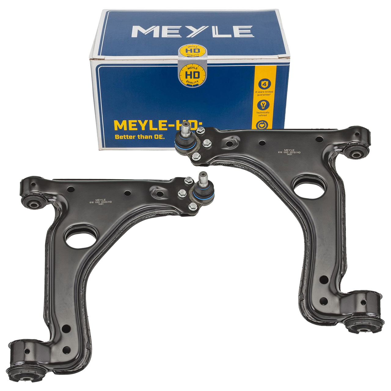 2x MEYLE HD VERST&Auml;RKT Querlenker + Traggelenk f&uuml;r OPEL Astra G H Meriva B Zafira A B vorne