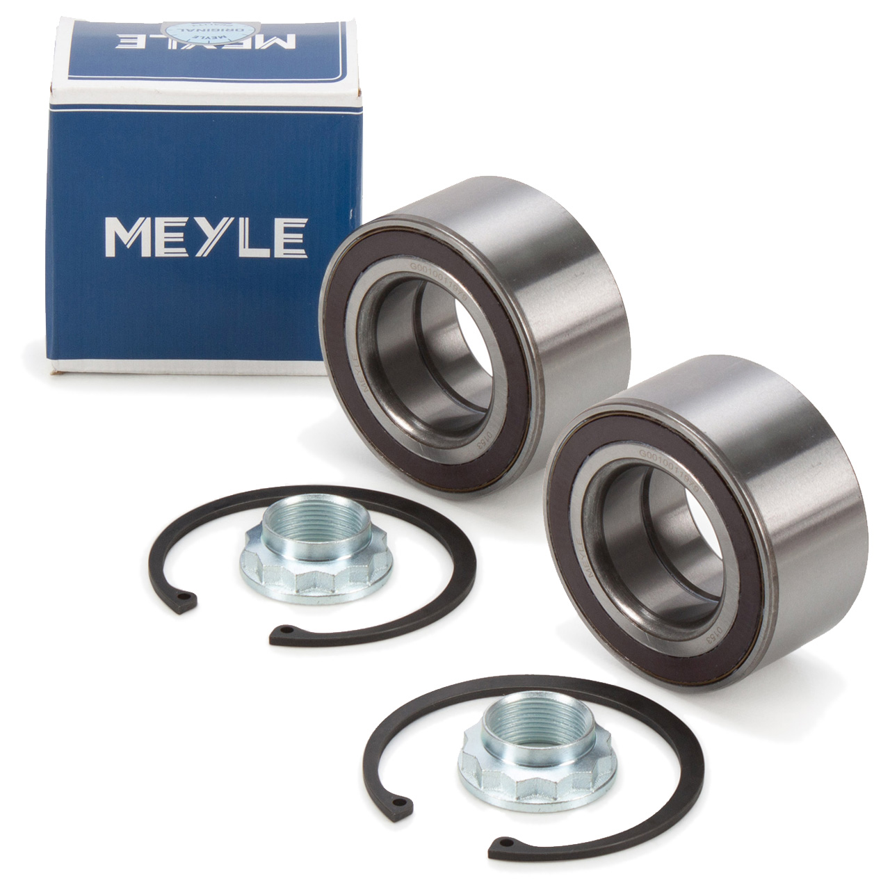 2x MEYLE 3007500001 Radlagersatz für BMW 1er E81 E82 E87 E88 3er E90 E91 E92 E93 hinten