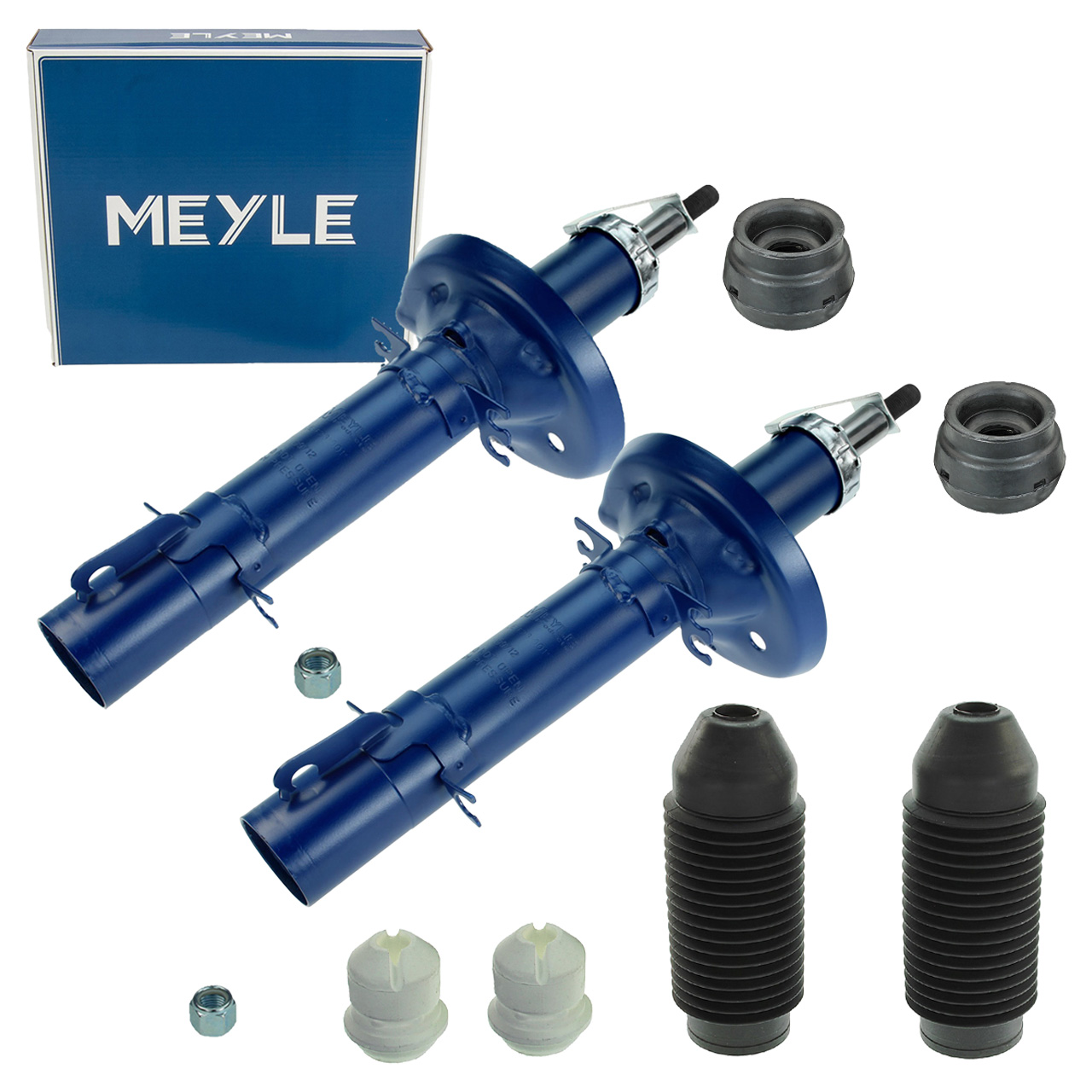 2x Meyle Stoßdämpfer + Domlager + Protection Kit vorne passend für A3 Golf  4 : : Auto & Motorrad