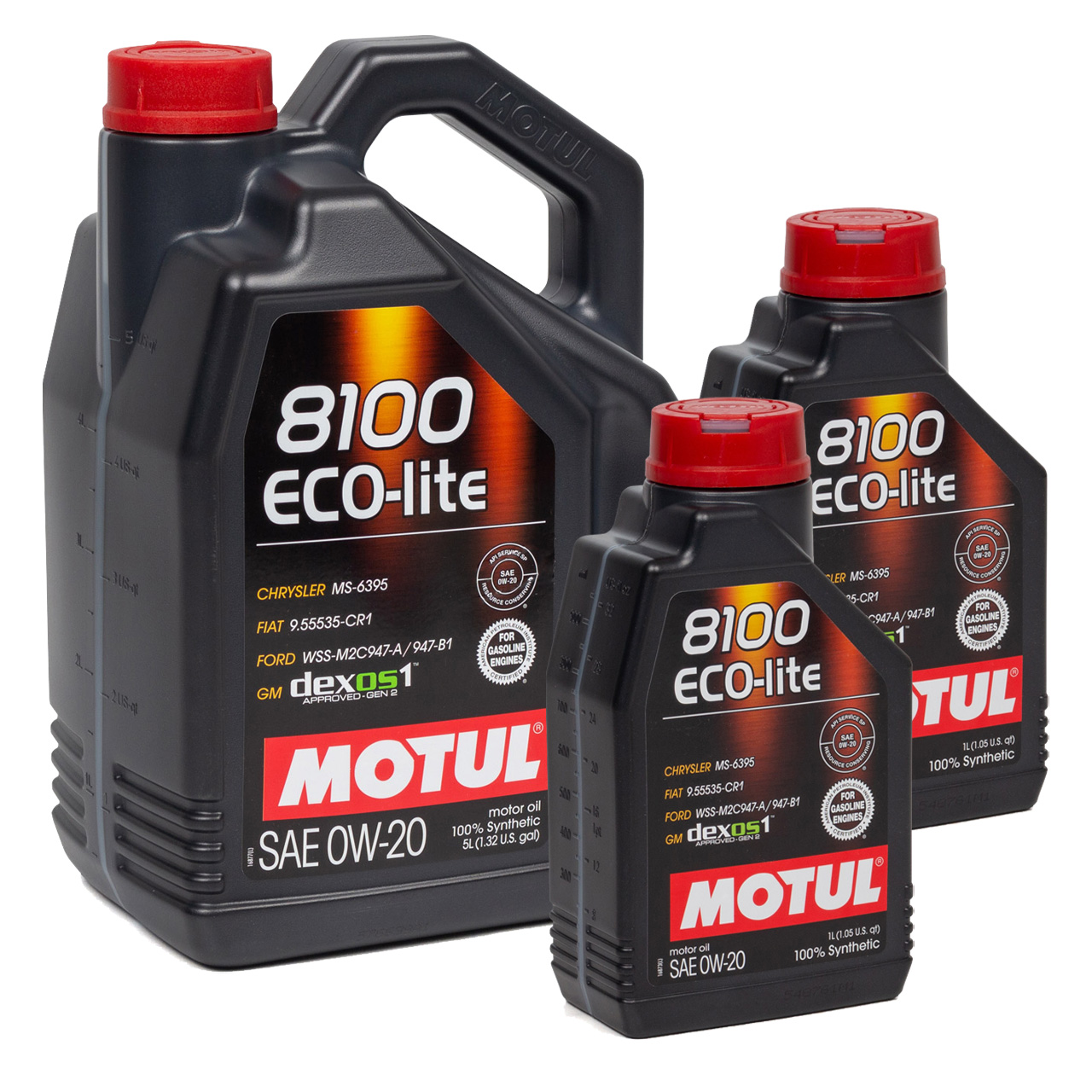 MOTUL 8100 ECO-Lite Motoröl Öl 0W-20 0W20 GM OPEL dexos1 Gen.2 - 7L 7 Liter
