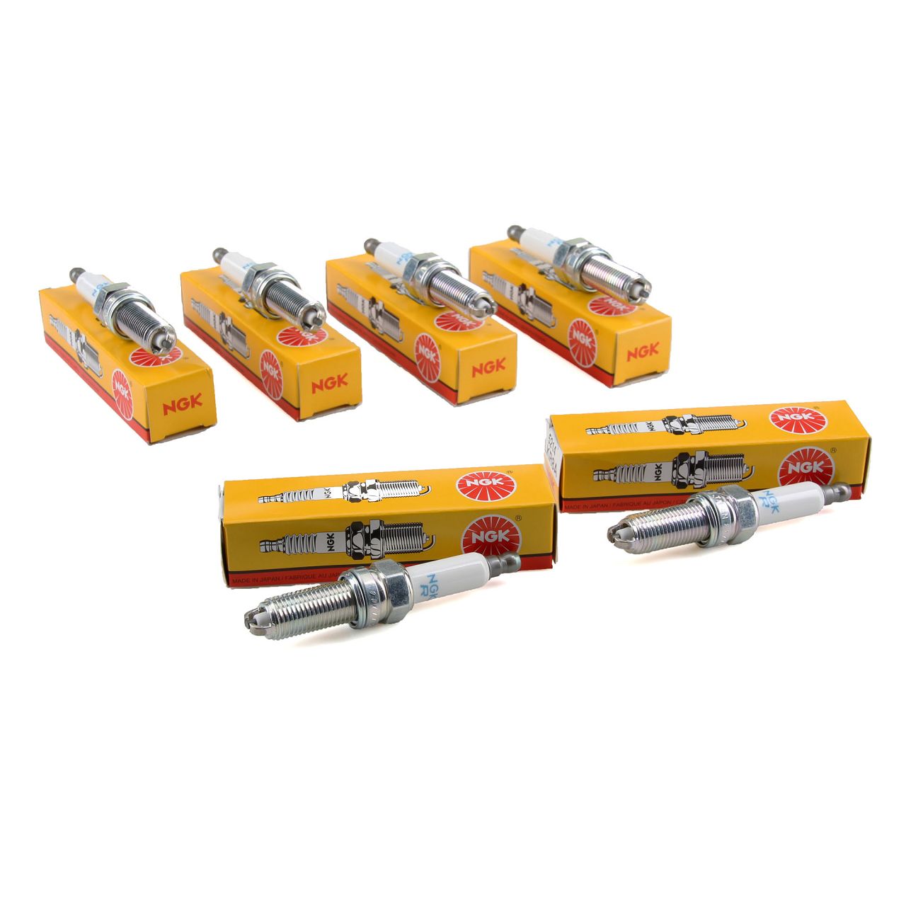 6x NGK 5214 LKR8A Zündkerze für SMART City-Coupe ForTwo Cabrio 450 0.7 50-75 PS