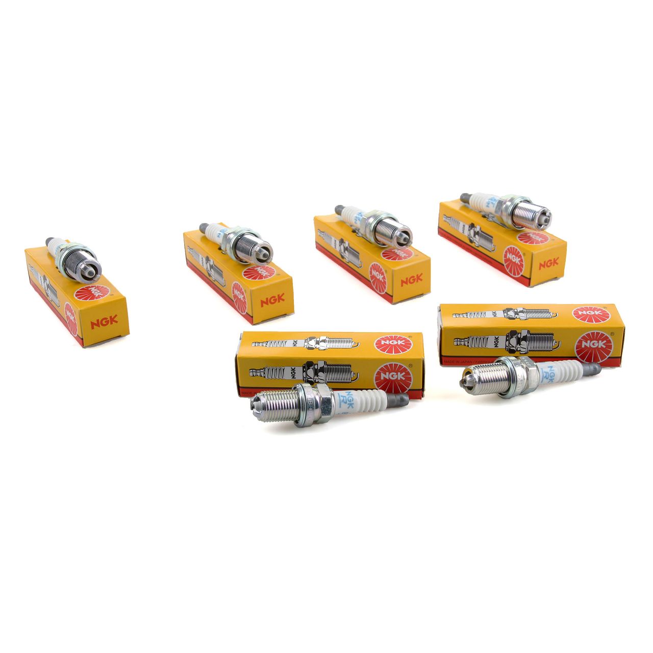 6x NGK 3584 BKR6EKUB Zündkerze für VW Passat B5 2.8 V6 AUDI A4 B5-7 A6 C5 C6 2.4 2.8 3.0