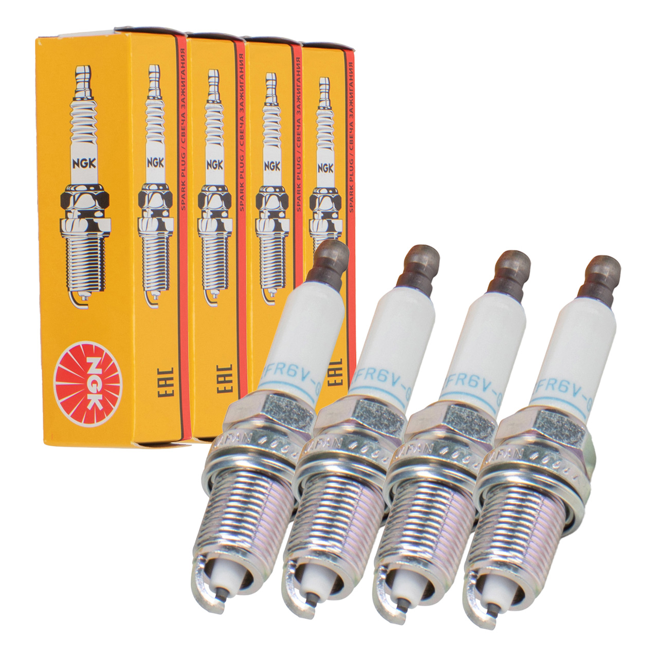 4x NGK 8894 ZFR6V-G Zündkerze für OPEL Astra H J Insignia A Mokka B C 1.6 1.8 55565219