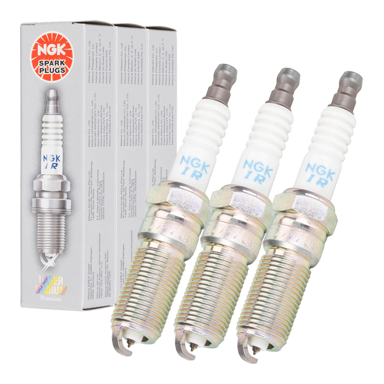 3x NGK 91794 ILTR6R8G LASER IRIDIUM Spark Plug for FORD Focus 4, Kuga 3, 1.5 EcoBoost 2249260