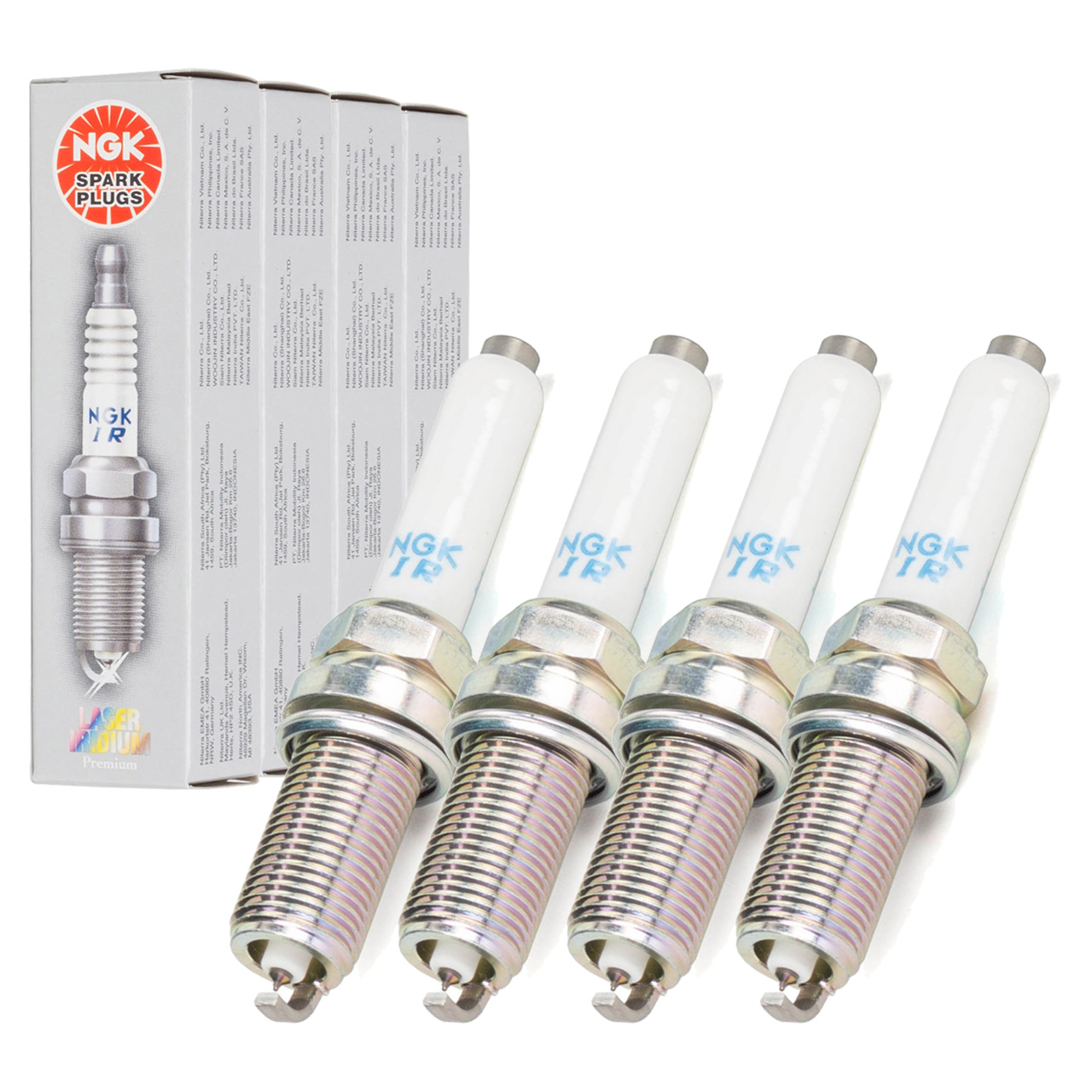 4x NGK 91898 ILFER7C8EG LASER IRIDIUM Zündkerze für VW Golf 7 GTI/R Passat 8V 06K905601L