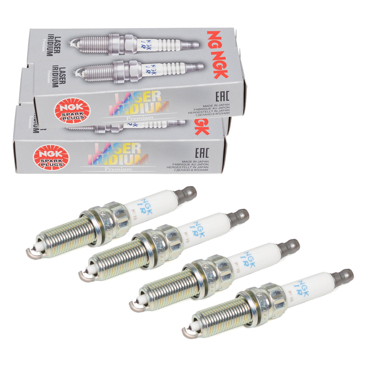 4x NGK 97968 ILZKBR7B8G Zündkerze für CITROEN DS MINI PEUGEOT 1.2/1.6 Turbo 110-218 PS