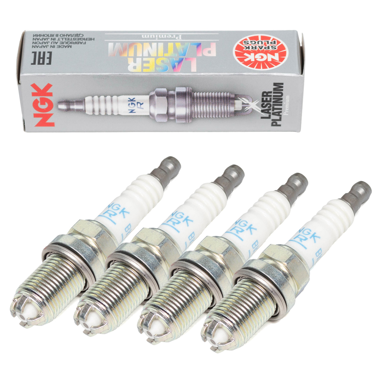 4x NGK 3199 BKR6EQUP Zündkerze für BMW 3er E46 316i 318i MINI R50 R53 R52 One/Cooper
