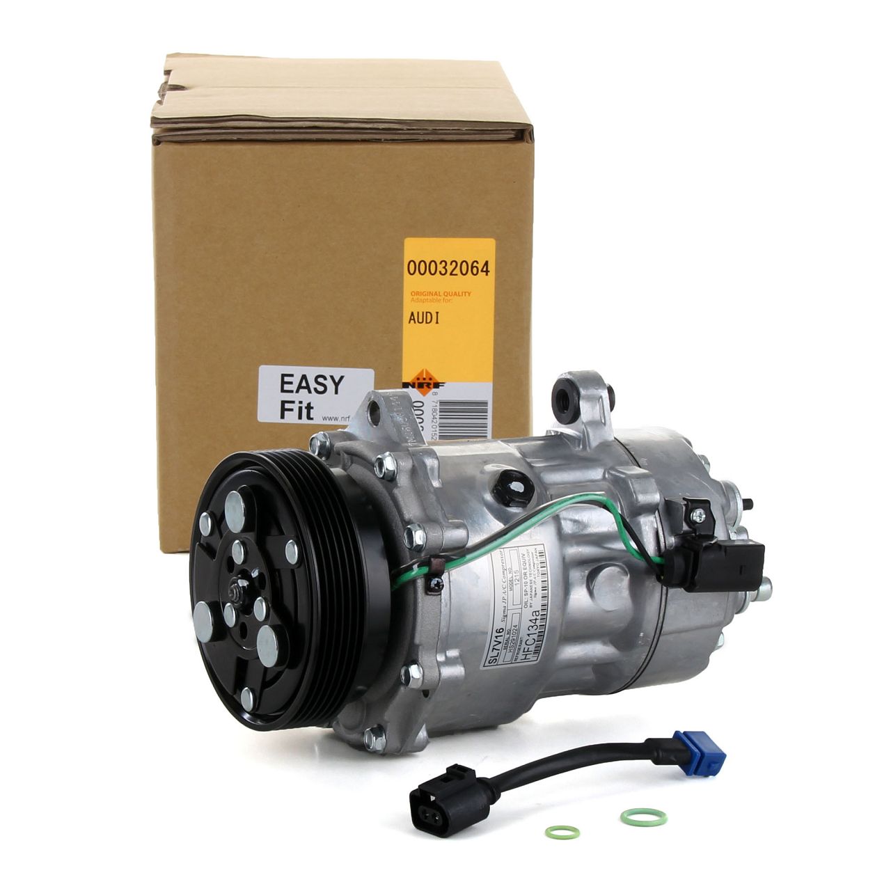 NRF 32064 EASY FIT Kompressor Klimaanlage für AUDI A3 SEAT SKODA VW Golf 4 Caddy 2 FORD