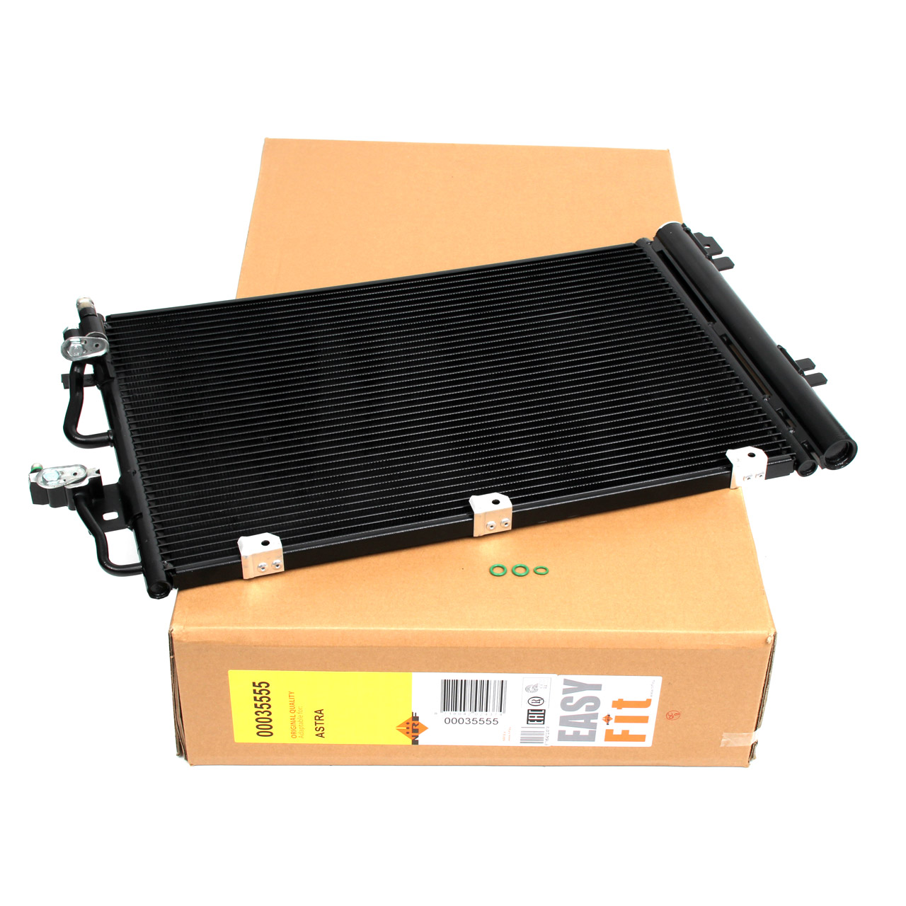 NRF 35555 EASY FIT Kondensator Klimakondensator für OPEL Astra H A04 Zafira B A05 13129192