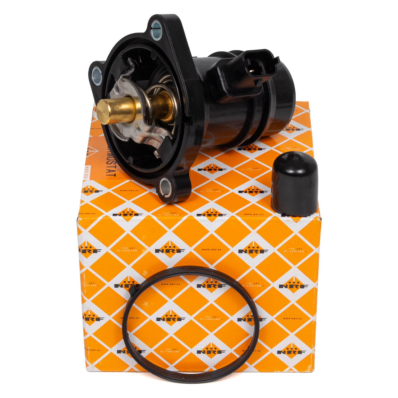NRF EASY FIT Thermostat f&uuml;r OPEL Corsa D E 1.2-1.6 Astra J Meriva 1.4 PEUGEOT 306 2 2.0