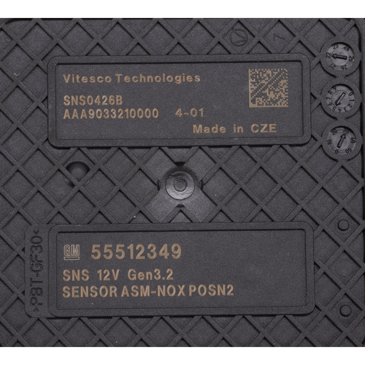 NOx-Sensor Lambdasonde NACH KAT für GM OPEL Insignia B Country T. Z18 2.0 CDTi 55512349