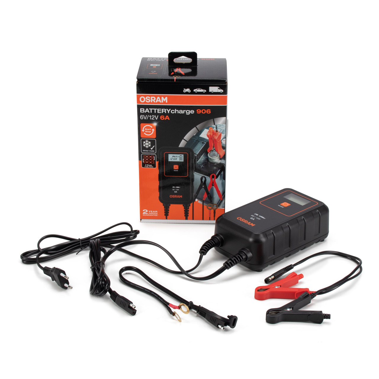 OSRAM OEBCS906 BATTERYcharge 906 Batterieladegerät 6V 12V 6A KFZ Auto Motorrad OSRAM OEBCS906 BATTERYcharge 906 Batterieladegerät 6V 12V 6A KFZ Auto Motorrad