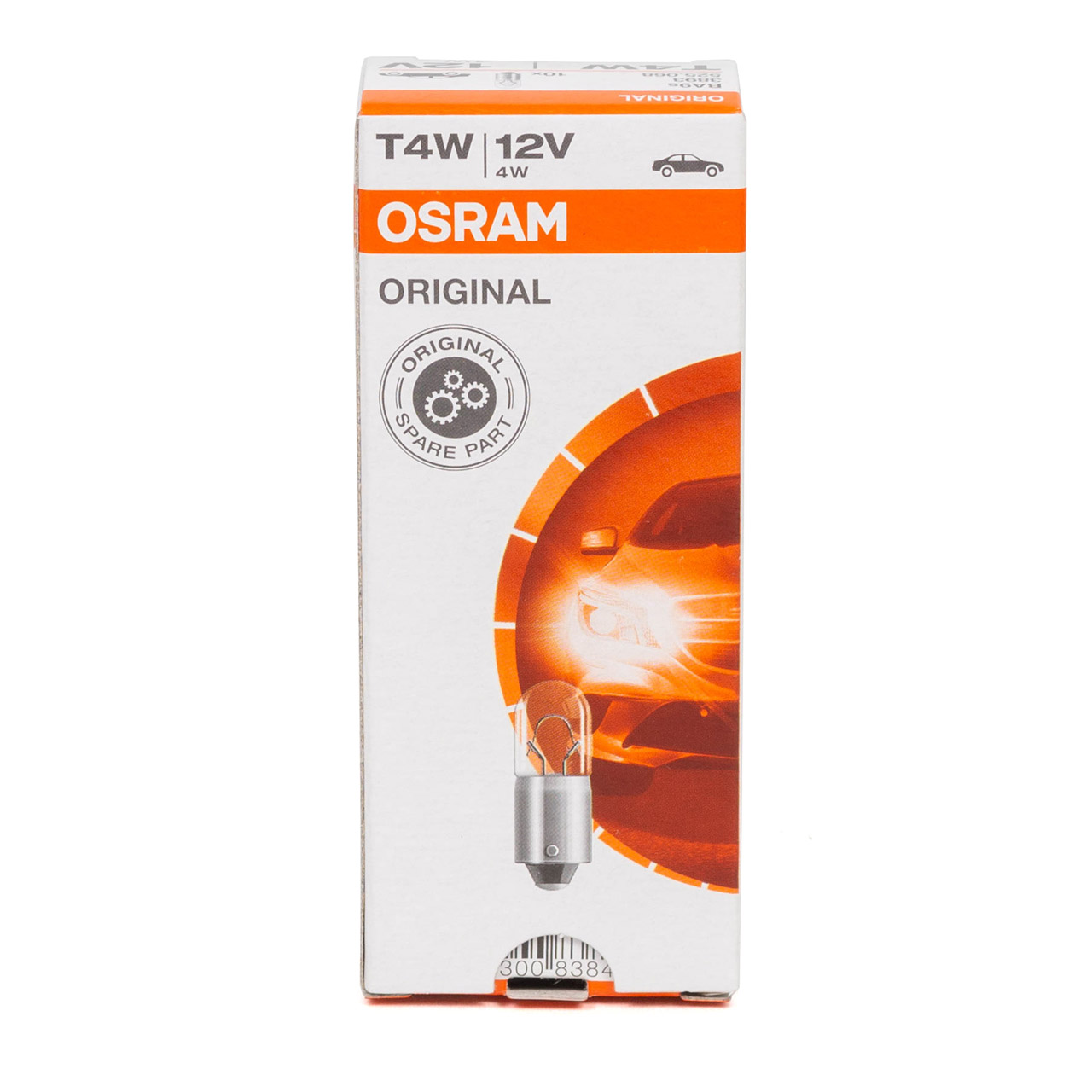 10x OSRAM 3893 ORIGINAL-Line Halogenlampe Glühlampe T4W 12V 4W BA9s